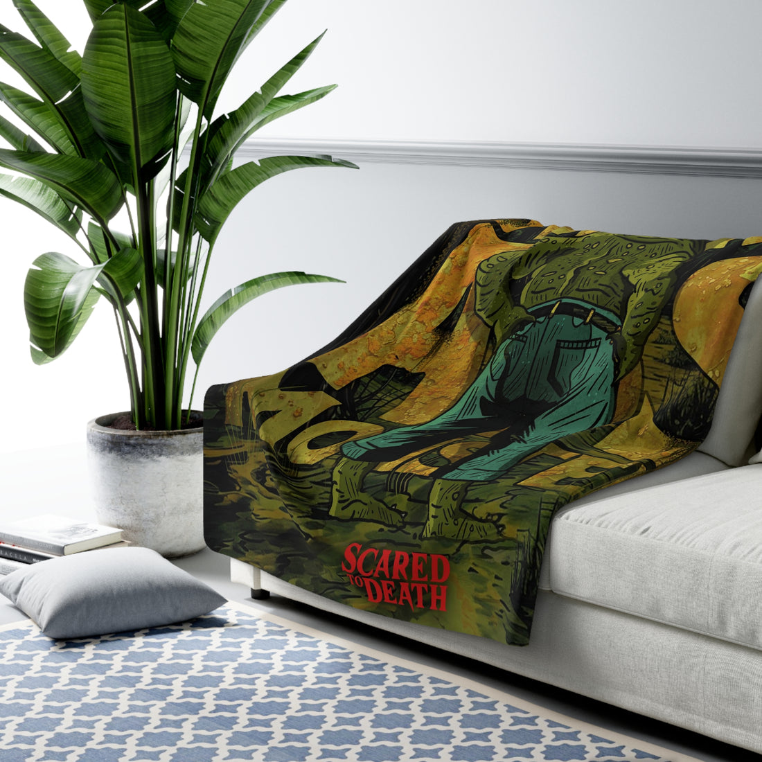 Swamp Ass Monster Blanket