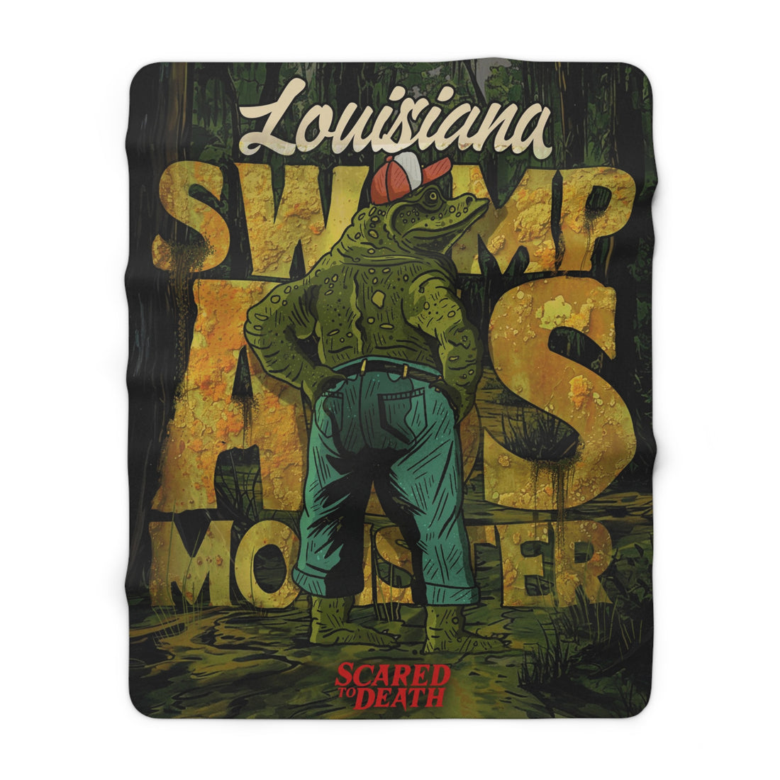 Swamp Ass Monster Blanket