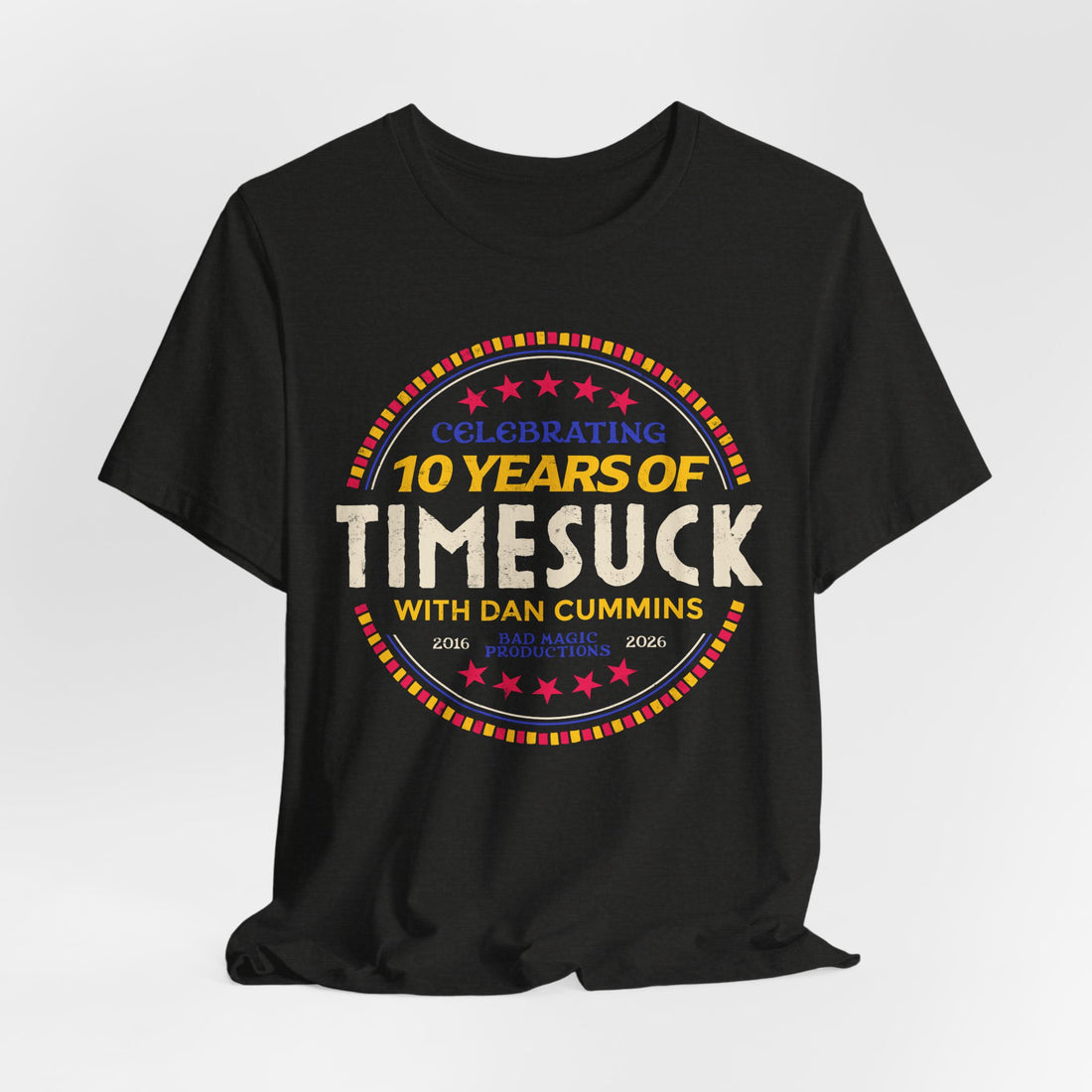 Timesuck 10 Year Badge Tee