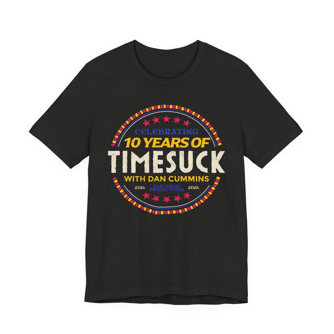 Timesuck 10 Year Badge Tee