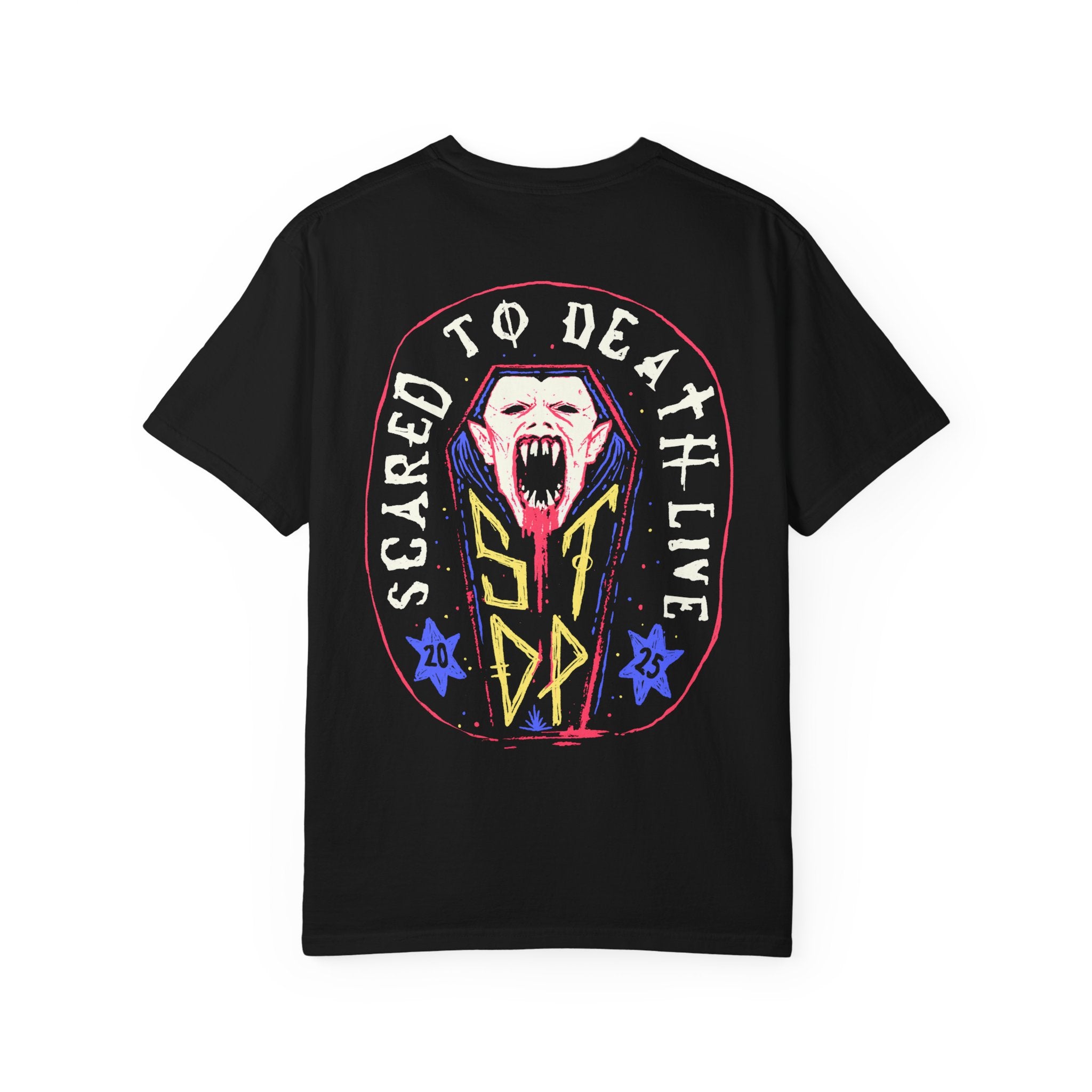 STD LIVE 2025 Vampire Tee (Front & Back) – Bad Magic Productions