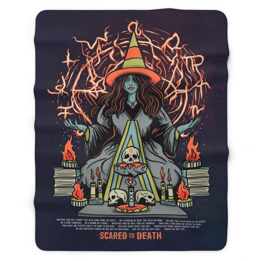 Protection Ritual Fleece Blanket