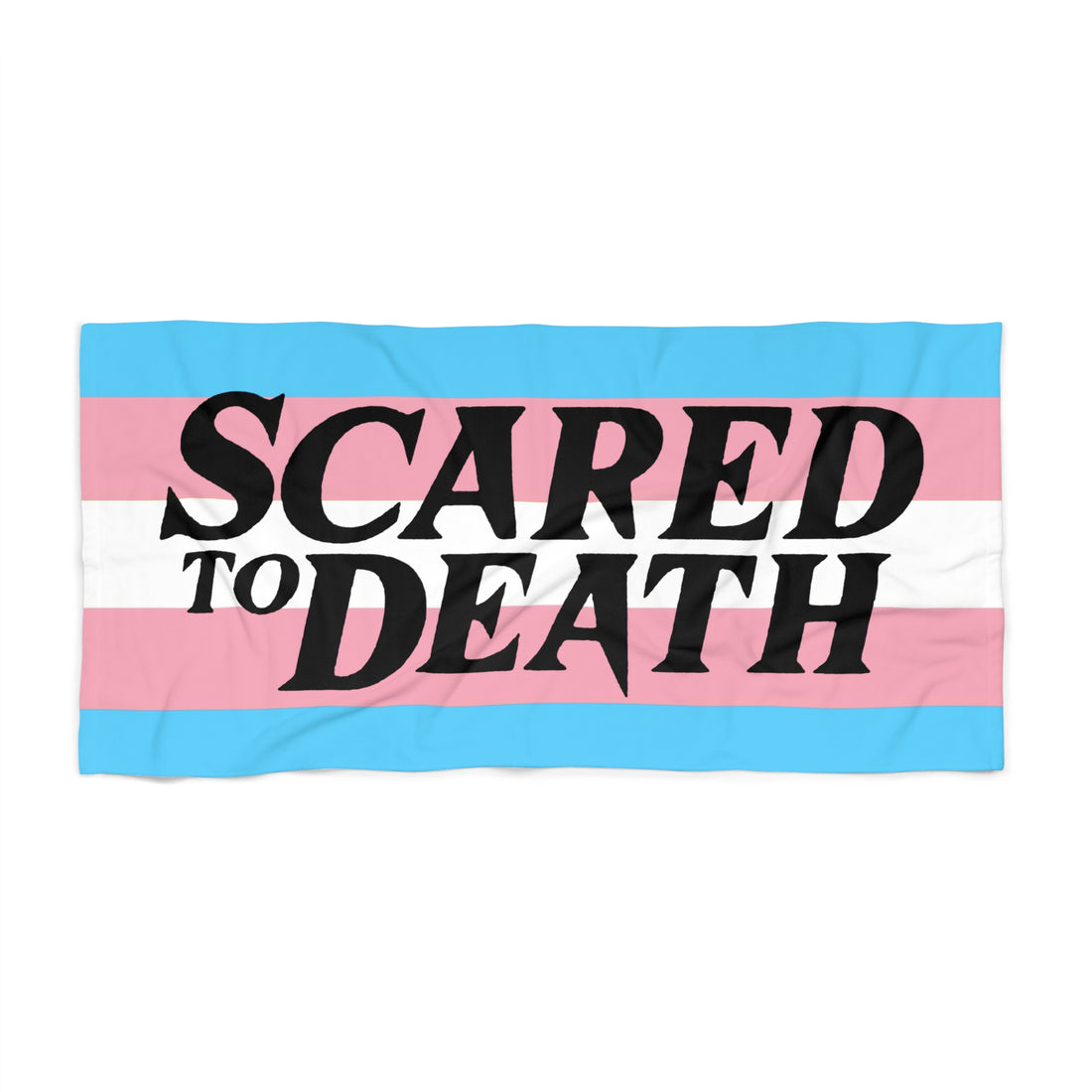 STD Trans Pride Beach Towel