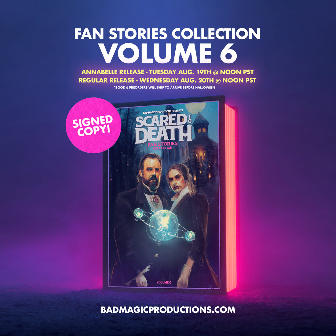 Scared To Death Book Vol 6 SIGNED