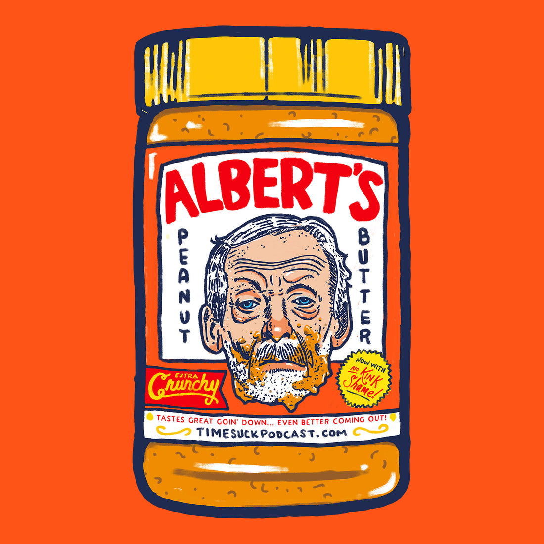 Albert's Crunchy Sticker
