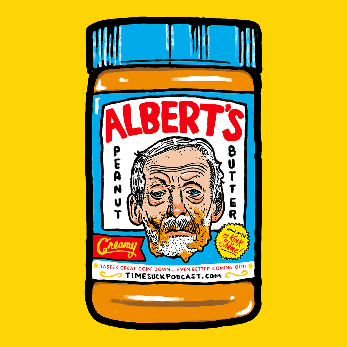 Albert's Creamy Sticker – Bad Magic Productions