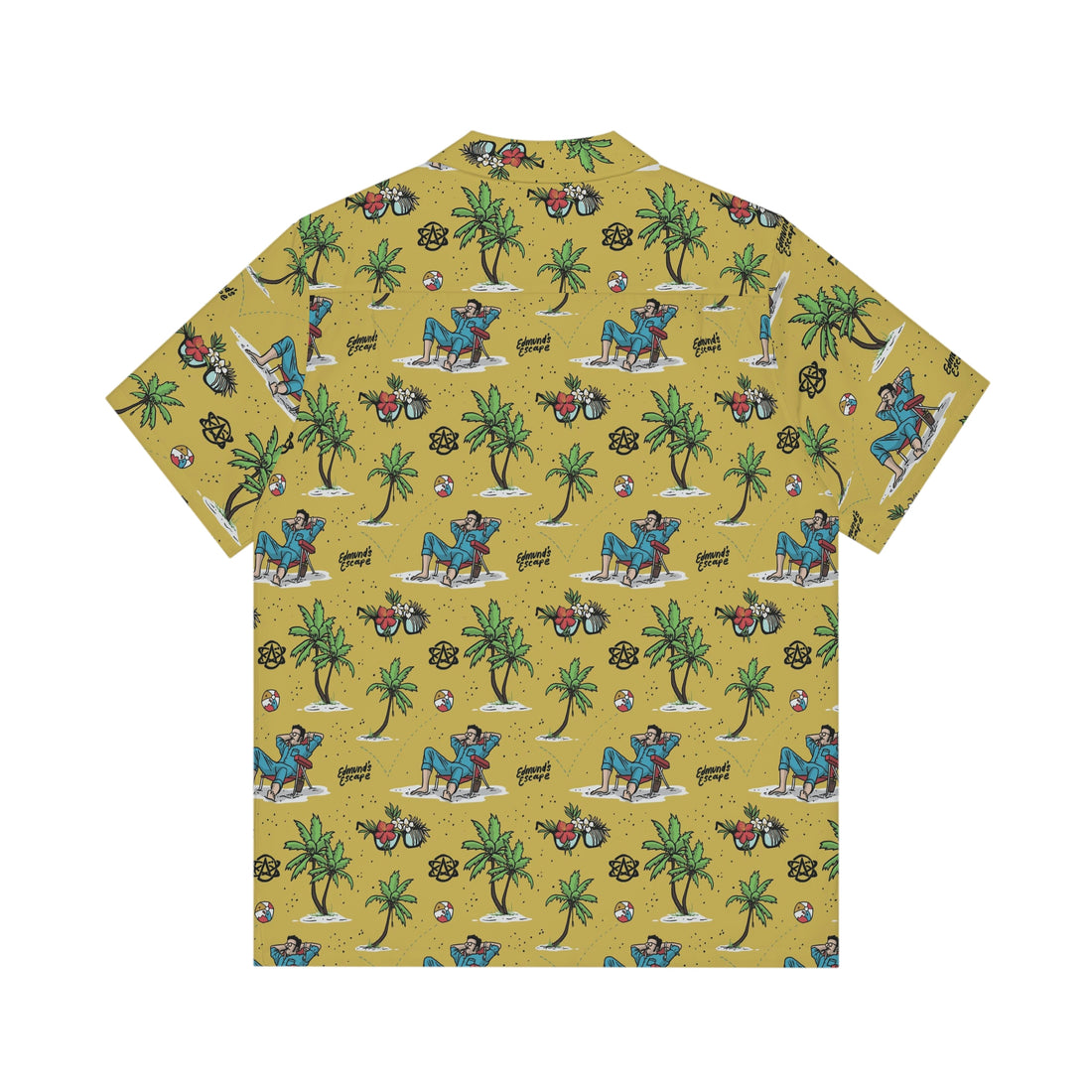 Edmund's Escape Mustard Hawaiian Shirt