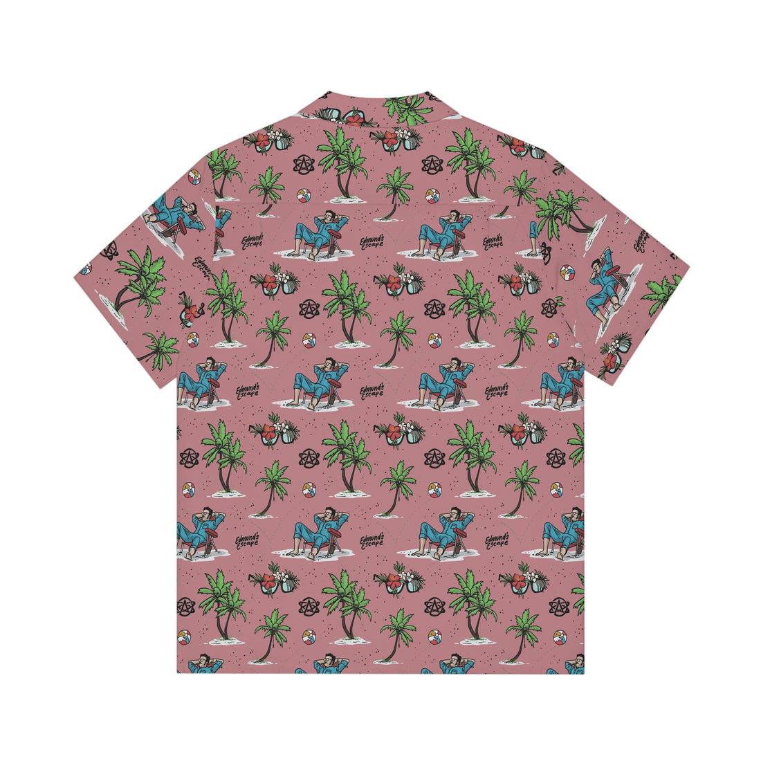 Edmund's Escape Pink Hawaiian Shirt