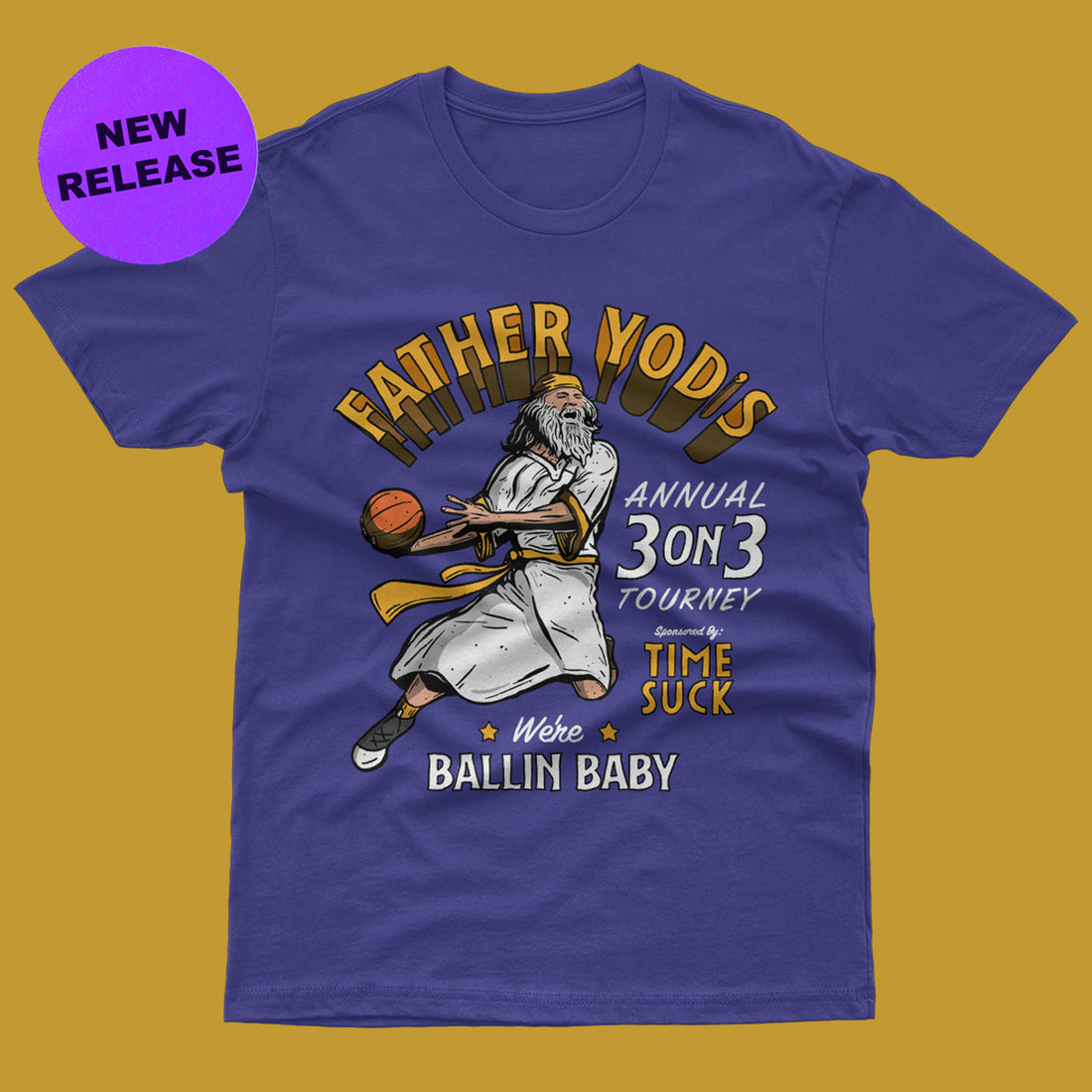 Father Yod's 3 On 3 Tee
