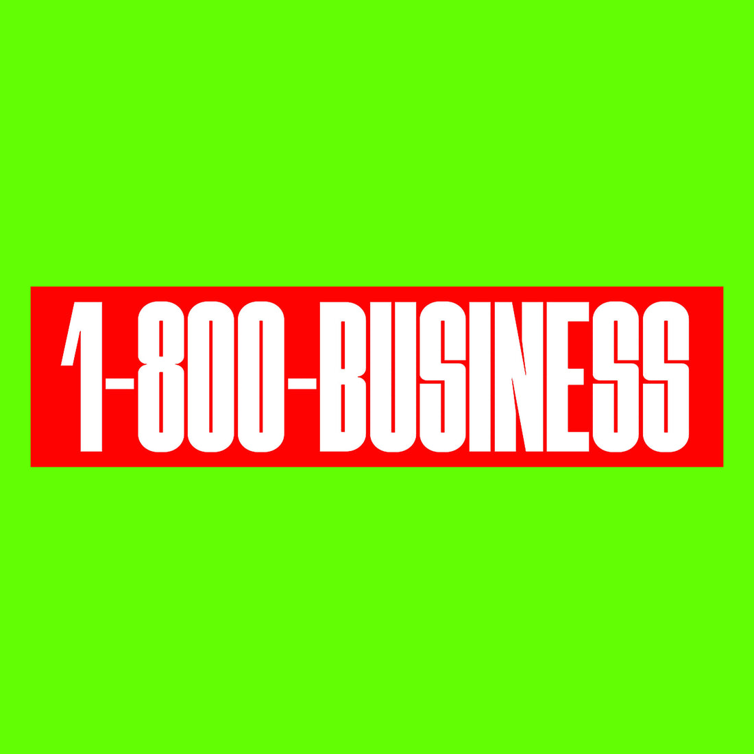 1800Business Sticker