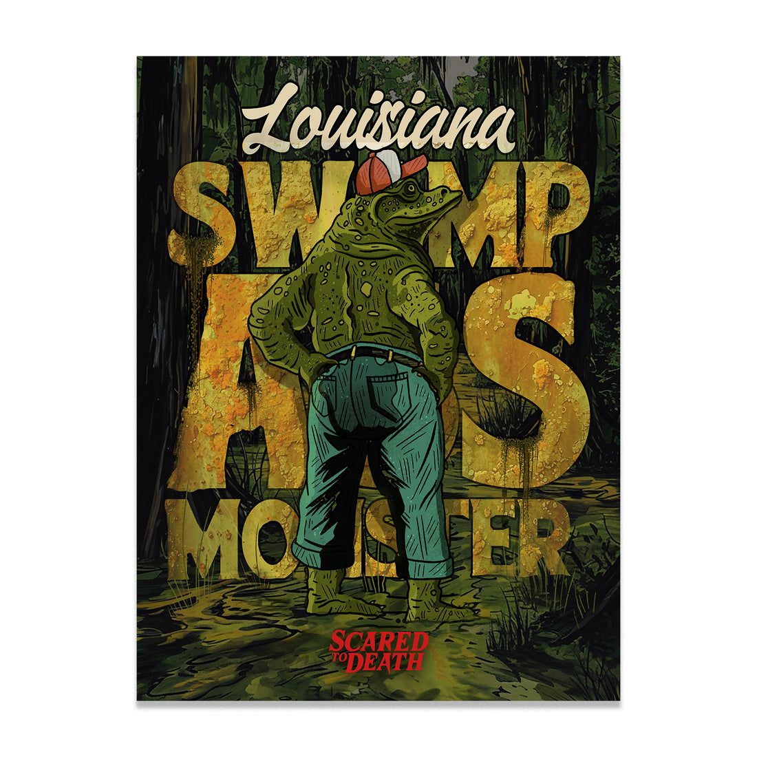 Louisiana Swamp Ass Monster Sticker