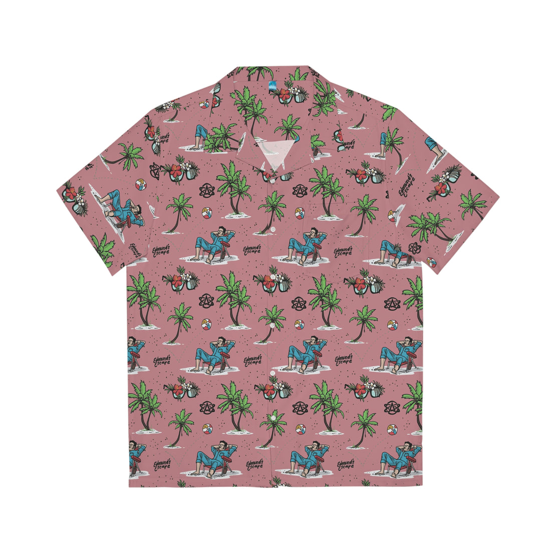 Edmund's Escape Pink Hawaiian Shirt