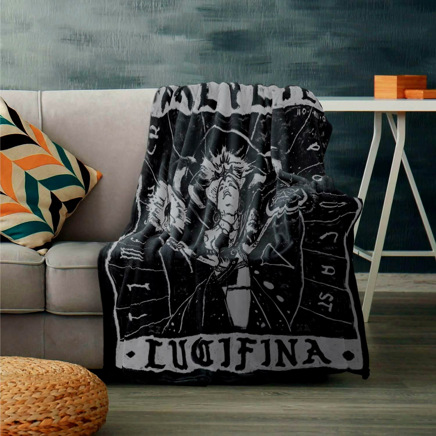 Lucifina Sherpa Blanket – Bad Magic Productions