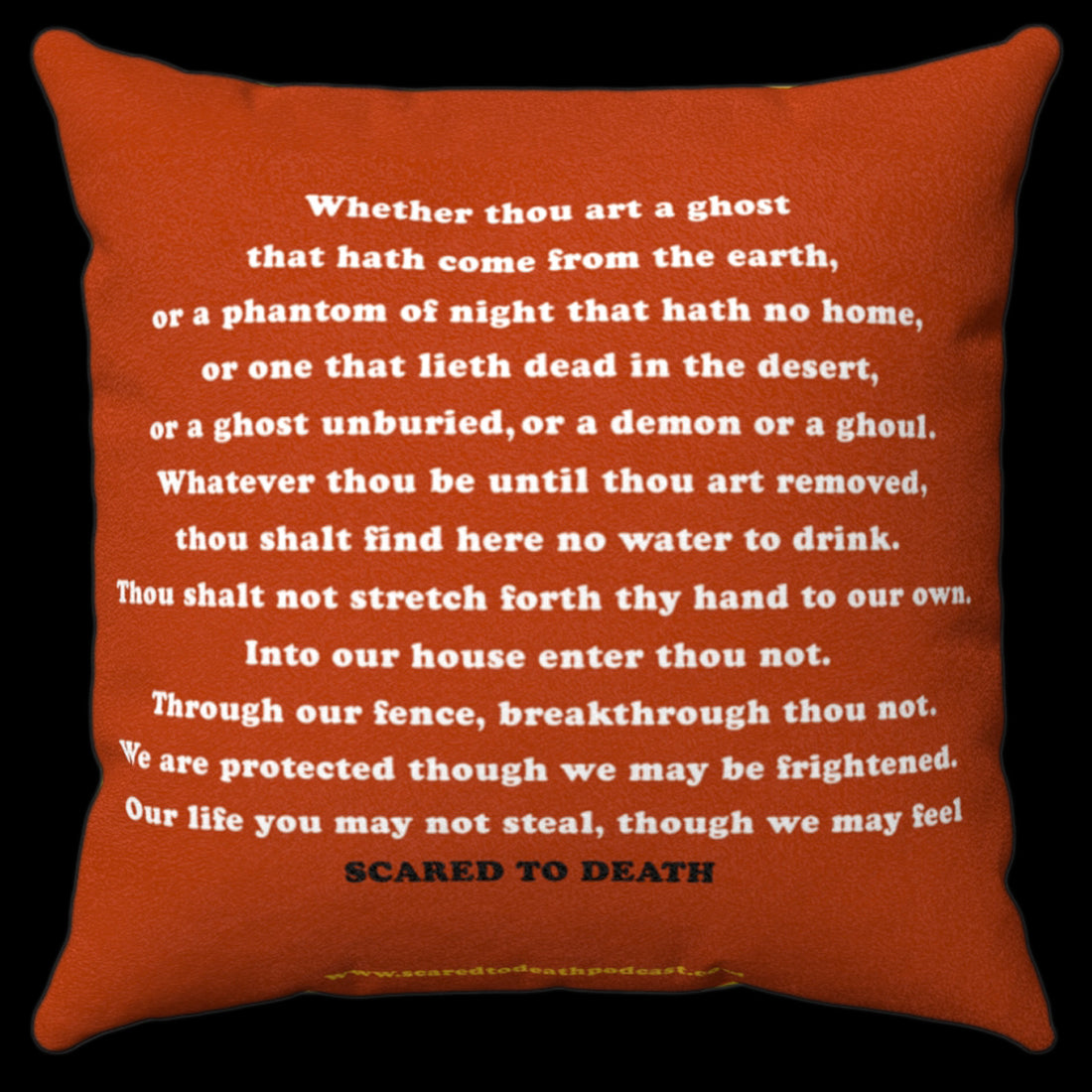 Jumbo Book Of Ghosts Pillow