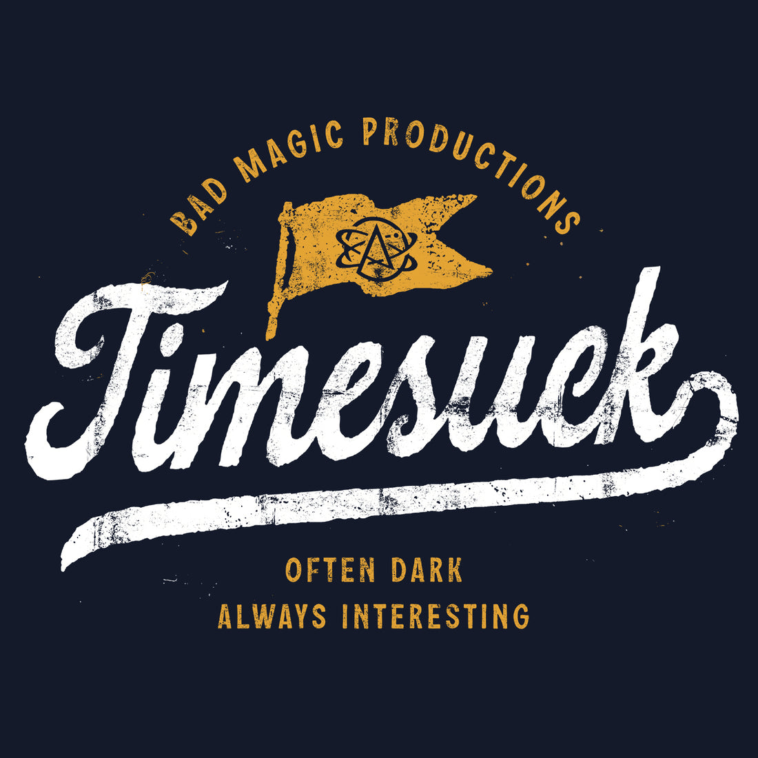 Timesuck Yesteryear Wall Flag